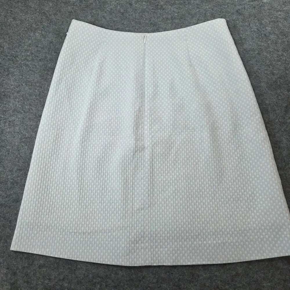 Brooks Brothers Pale Blue‎ Waffle Cotton Skirt Size 6 $148